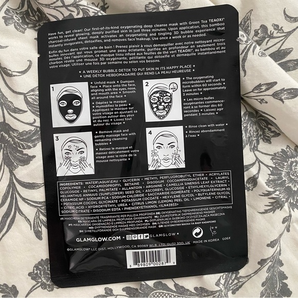 Glam Glow Bubble Sheet Mask - Picture 2 of 4